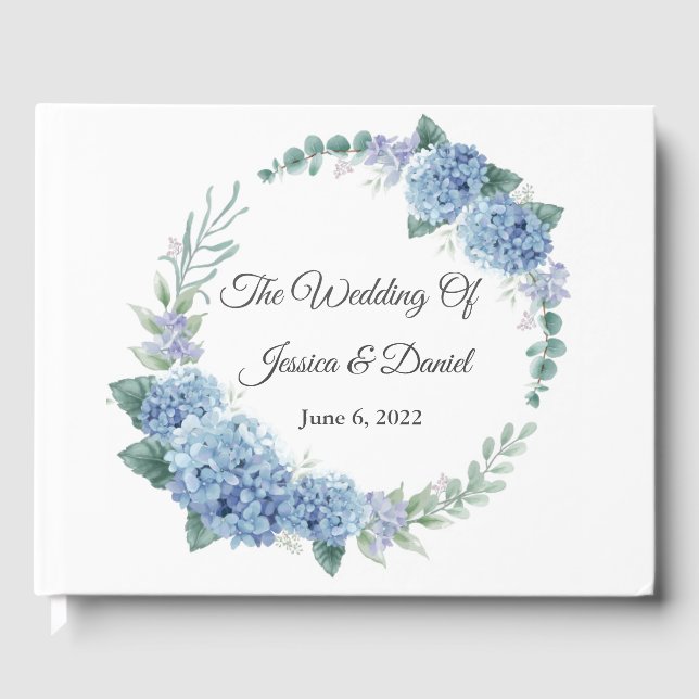 Livre d'hôtes Floral Mariage (Recto)