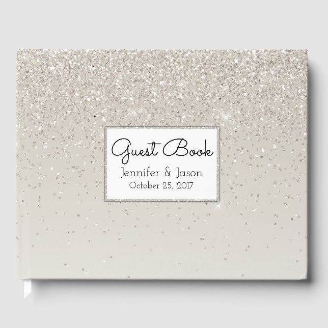 Livre d'hôtes Mariage de la Glitterie Champagne (Recto)