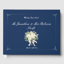 Livre d'hôtes Mariage de la Rose blanche