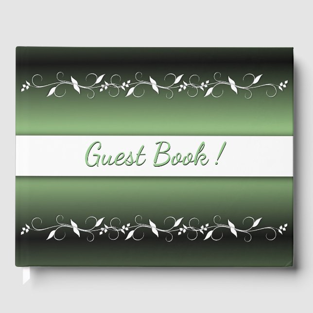 Livre d'invité Apple Green (Recto)