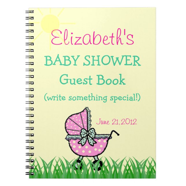 Livre d'invité de baby shower (Devant)