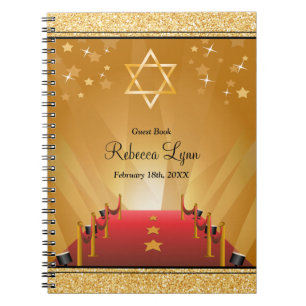 Livre d'invité de bat mitzvah de star de Hollywood