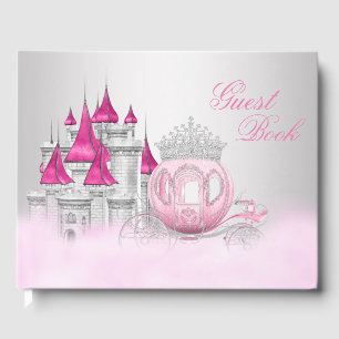 Livre d'invité de fête d'anniversaire de princesse