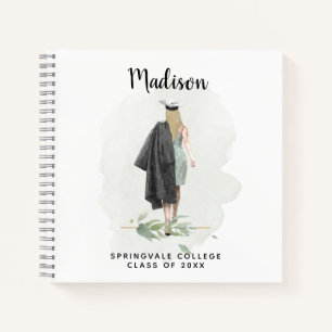Livre d'invité de la fête de graduation de fille a