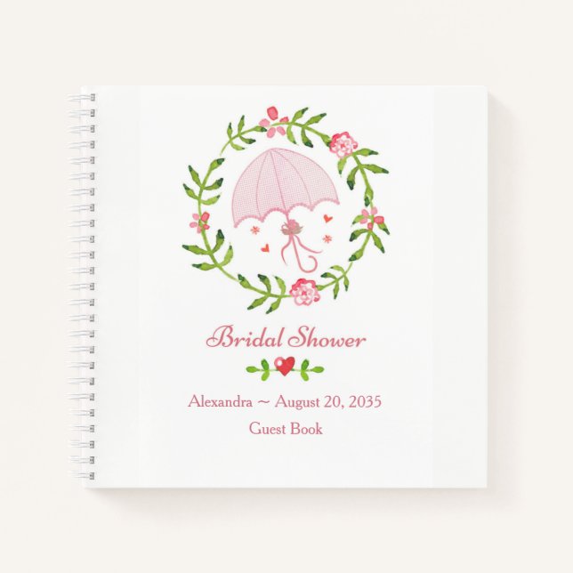 Livre d'invité de la Fête des mariées de couronnes (Devant)