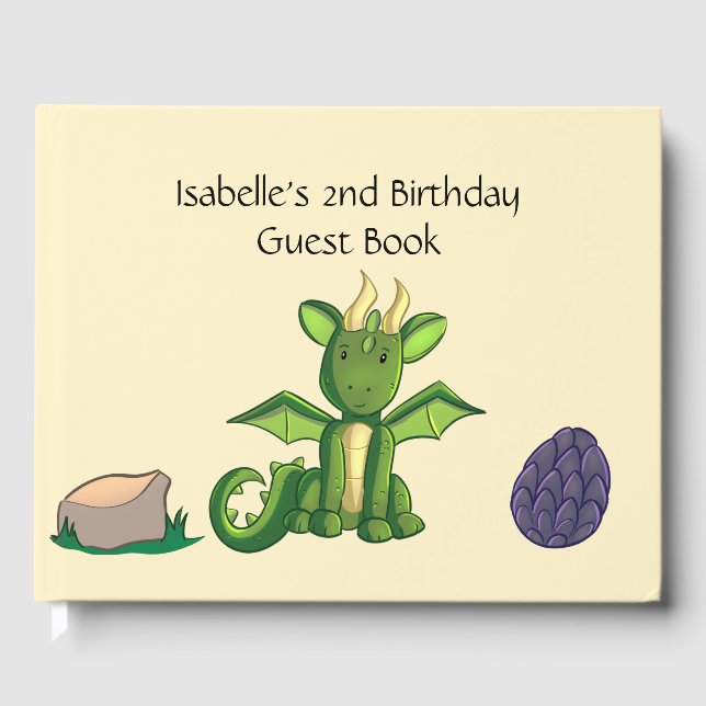 Livre d'invité de la fête du dragon (Recto)