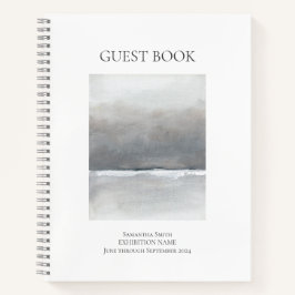 Livre d'invité de l'exposition d'art personnalisé
