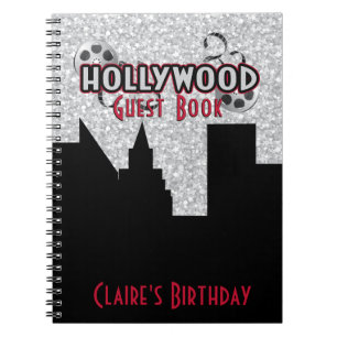 Livre d'invité de partie de Hollywood