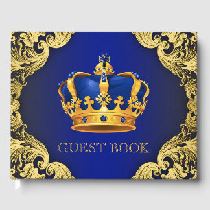 Livre d'invité de prince baby shower