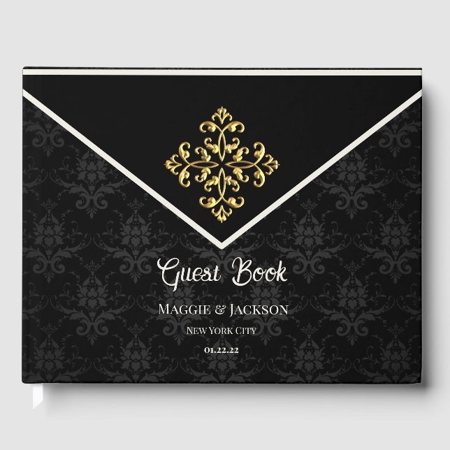 Livre d'invité du Mariage Glam du soir (Recto)
