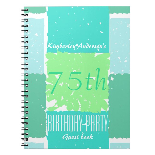 Livre d'invité en bon état d'anniversaire de (Devant)
