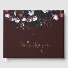 Livre d'Invité Floral Bourgogne #2