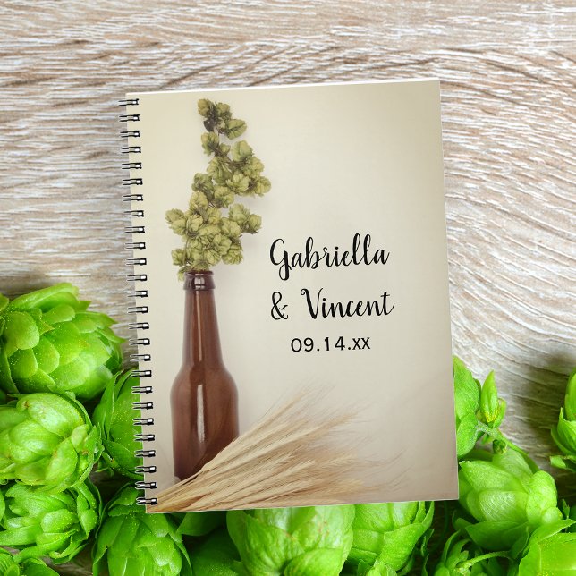 Livre d'invité Mariage de la brasserie de houblon  (Créateur téléchargé)