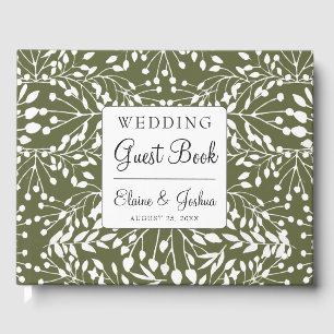 Livre d'invité mariage Glam Greenery