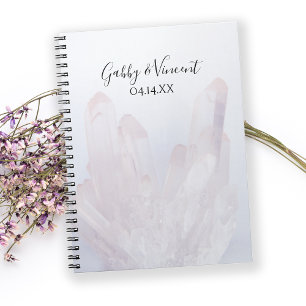Livre d'invité Mariage Lavender Purple Crystals Li