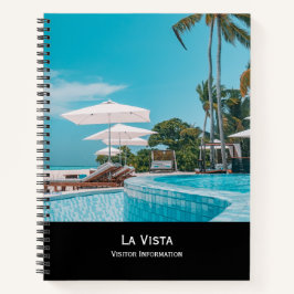 Livre d'invité noir | Location De Vacances Moderne
