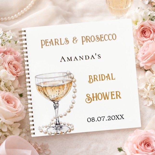 Livre d'invité nuptiale perle de douche (Créateur téléchargé)