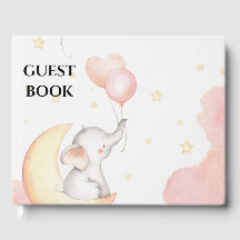Livre d'invité Pink Elephant