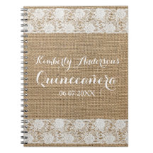 Livre d'invité romantique de Quinceañera de