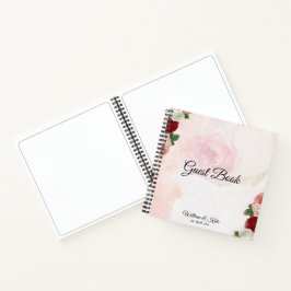 Livre d'invité Rose personnalisé