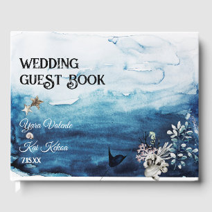 Livre d'invité Rustic Ocean Mariage