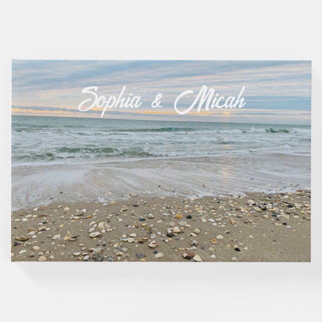 Livre d'invité Shell Beach Sunrise (Devant)