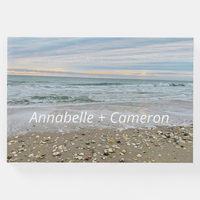 Livre d'invité Shell Beach Sunrise (Devant)