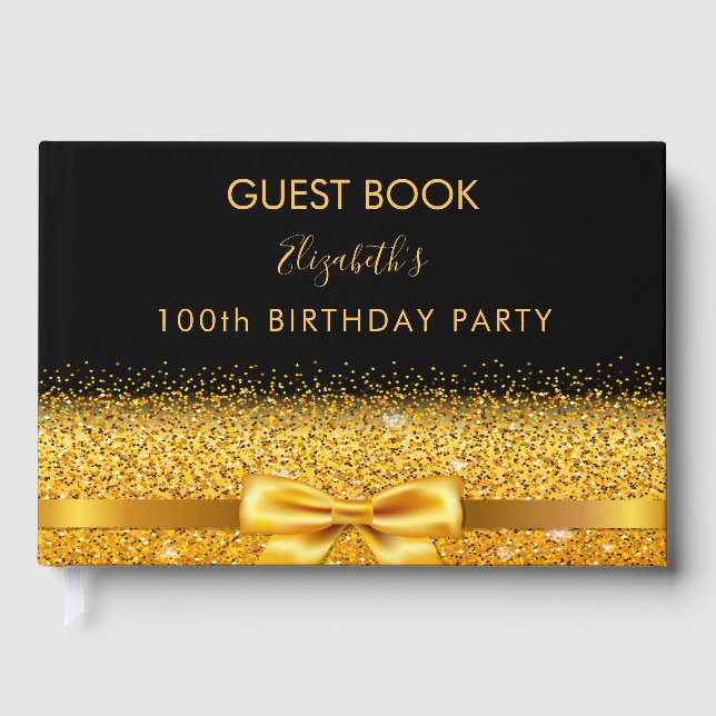 Livre D'or 100e anniversaire noir or arc (Recto)