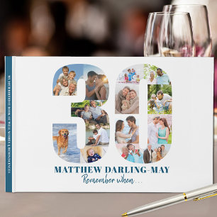 Livre D'or 30e anniversaire Se souvenir quand ... Collage pho