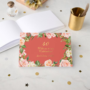Livre D'or 40e anniversaire Roses païens