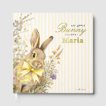 A cute little Floral Bunny Yellow Bow Baby Shower