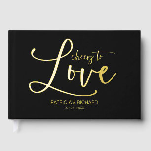 Livre D'or À l'amour - Calligraphie moderne de mariage