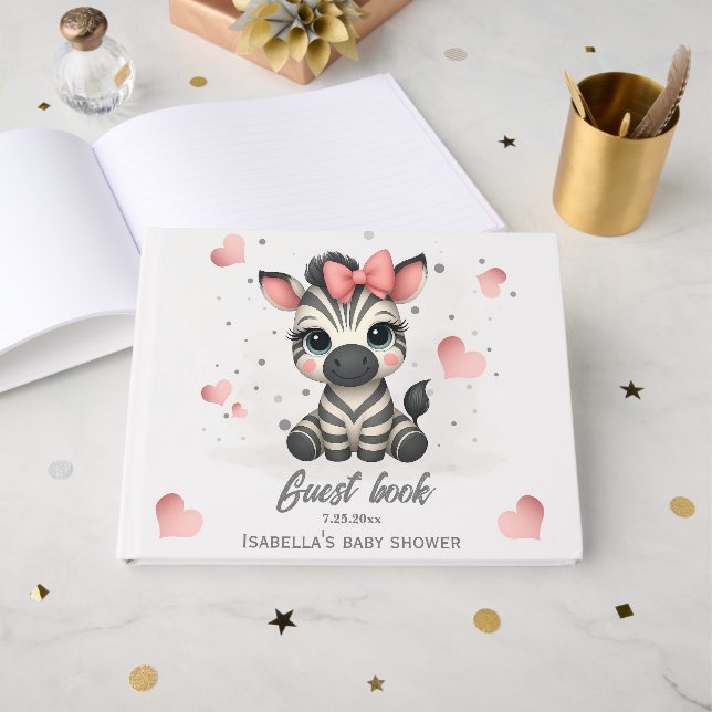 Livre D'or Adorable little female zebra  (Recto ouvert)
