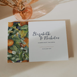 Livre D'or Agrumes   Mariage botanique