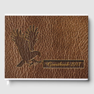 Livre D'or Aigle en cuir