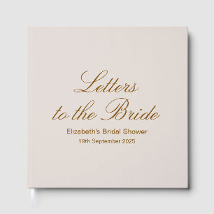 Livre D'or Album de lettres personnalisées à la mariée, album