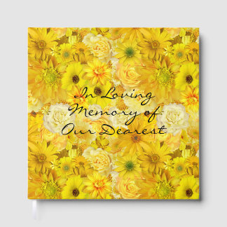 Livre D'or Amitié rose jaune Bouquet Gerbera Daisy