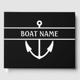 Livre D'or Ancre Nom du bateau