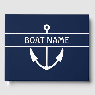 Livre D'or Ancre Nom du bateau