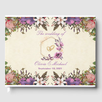 Livre D'or Anneaux floraux