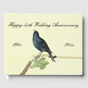 Livre D'or Anniversaire mariage chanter Black Bird Caterpilla