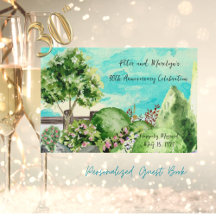 Aquarelle Jardin Scène personnalisée