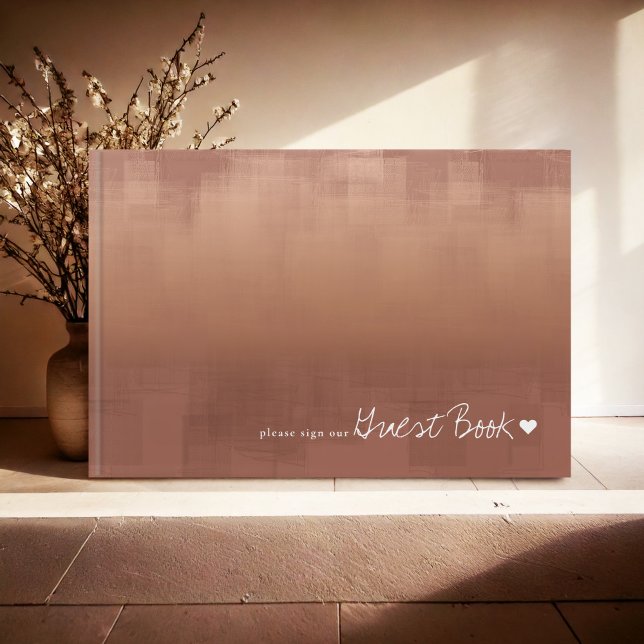 Livre D'or Aquarelle Réflexions Mariage Argile ID774 (Créateur téléchargé)