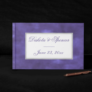 Livre D'or Aquarelle ultra violette moderne minimaliste