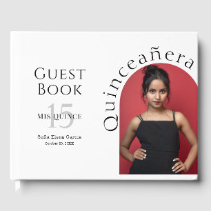 Livre D'or Arc élégant et tendance Photo Quinceanera