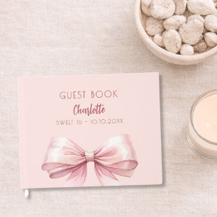 Livre D'or Arc rose pâle SWEET 16