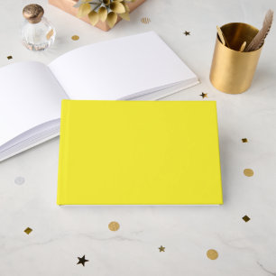 Livre D'or Arrière - plan vibrant Solid Jaune