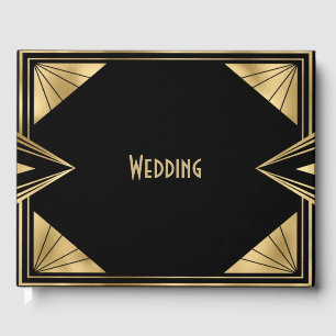 Livre D'or Art Déco Grand Mariage Gatsby