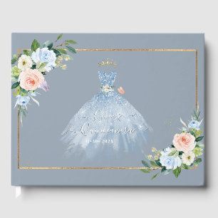 Livre D'or ArtsApp H2 Ombre Blush Pink Sparkling Quinceanera