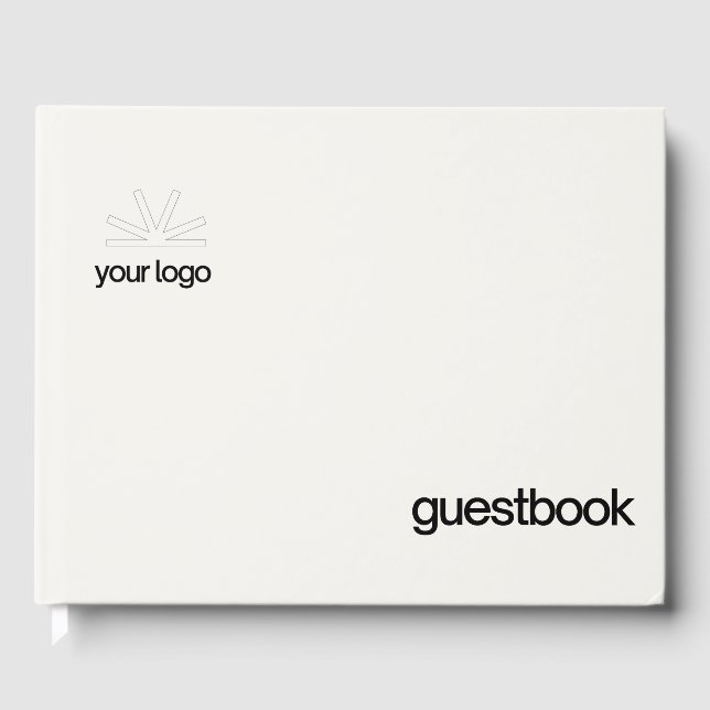 Livre d'or avec logo auberge bed & breakfast info (Recto)